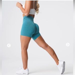 NVGTN Teal Seamless Pro Shorts